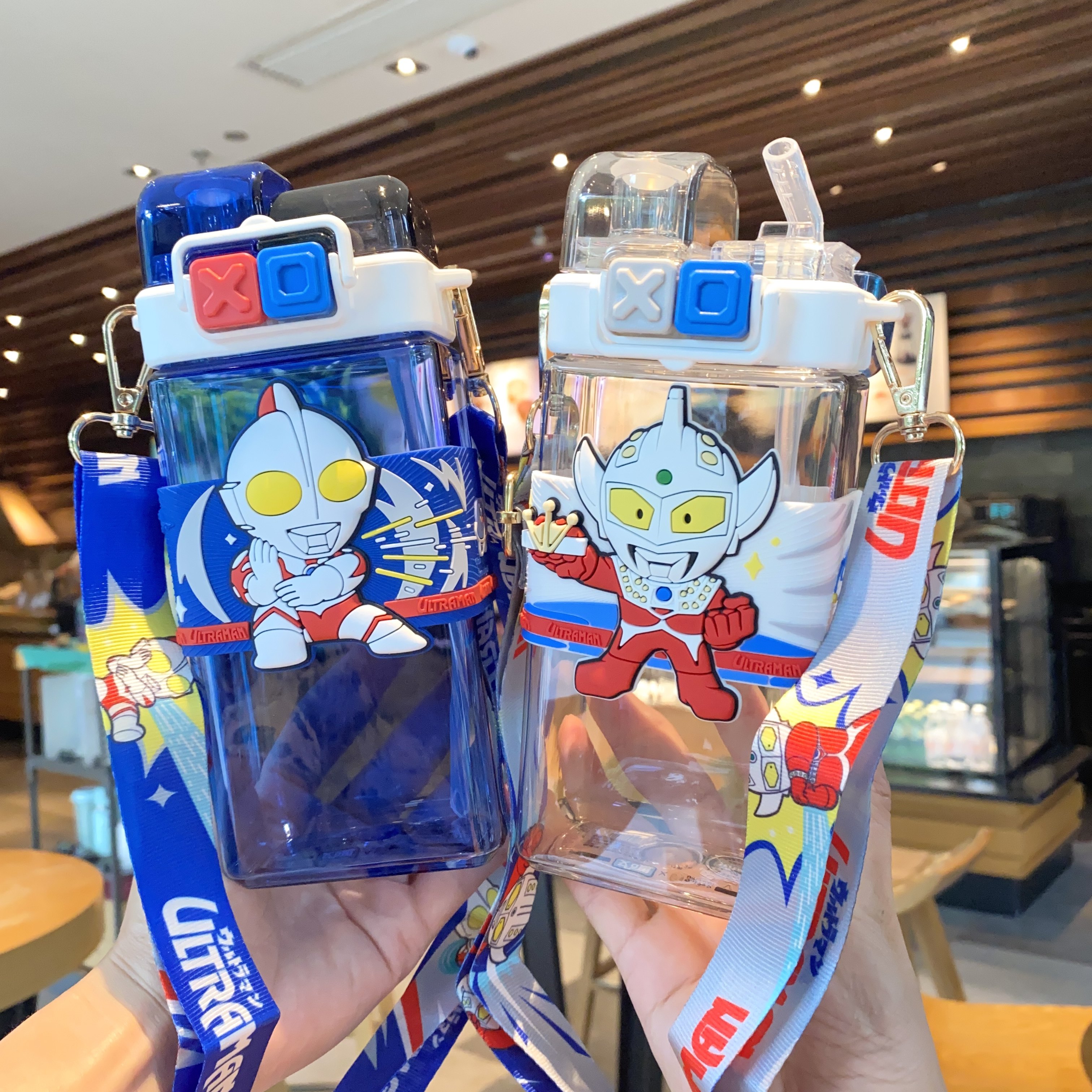 艾可思儿童trtian奥特曼水杯