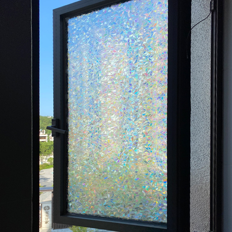 磨砂窗户贴纸透光不透明静电免胶防窥窗贴防走光装饰窗花玻璃贴膜