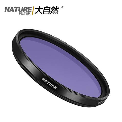 大自然雷登80A/B/C/D 色温镜 胶片色温转换滤镜67/72/77/82/86mm
