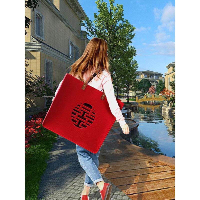 画框相框礼品袋超大喜字金币百喜图肌理画钻石画十字绣结婚手提袋