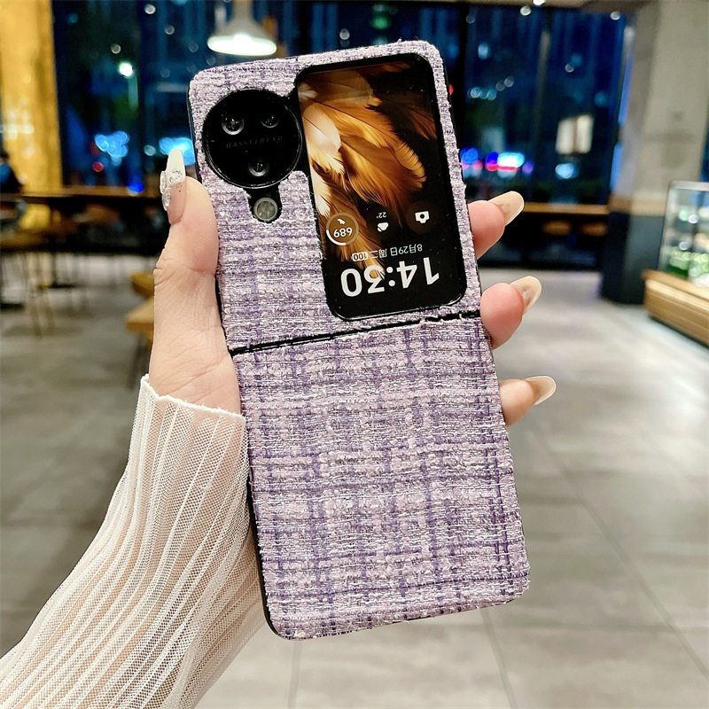 OPPOFindN3Flip手机壳小香风山茶花新款女oppo find n2flip折叠屏findn3保护套oppon3filp高级感斜跨挂绳适用