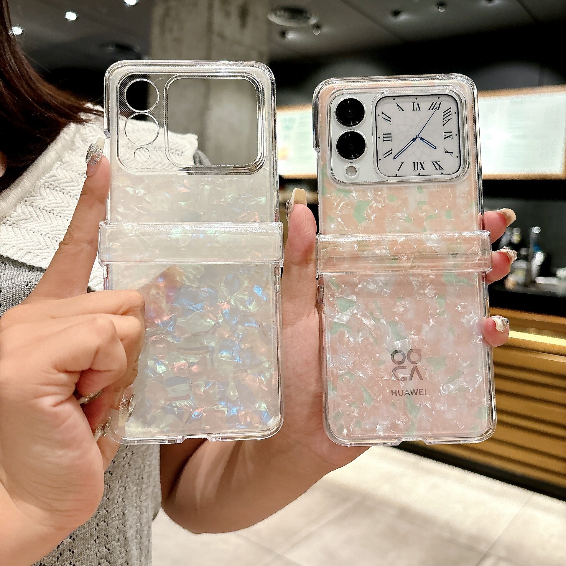 华为手机壳简约novaflip