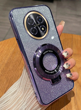 华为novay91手机壳畅享60x新款novey全包防摔nova12i透明硅胶navay保护套navoy带支架notey女高级感软壳适用