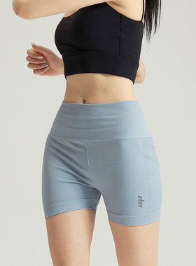 AMRAP女士运动短裤收腰提臀瑜伽裤芭比打底短裤跑步训练裤蜜桃