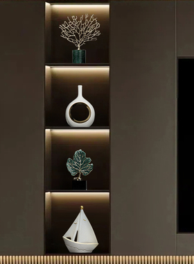 意式极简高档轻奢客厅电视柜摆件创意酒柜工艺品家居装饰桌面摆设