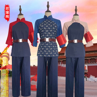 抗日游击队民兵武工队土八路服装地下党农民演出服
