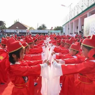 御创国际喜庆用品幼儿状元服装状元郎毕业典礼儿童芝麻官女驸马戏