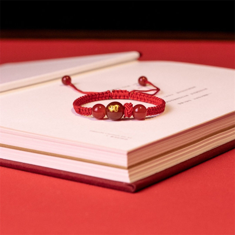 2026马年十二生肖红绳手链本命年红手绳兔鼠鸡龙马虎手工编织手串,珠宝/钻石/翡翠,手饰,淘宝优惠券,粉丝福利购,淘宝优惠卷