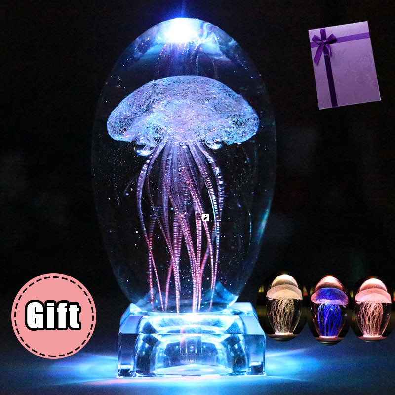 crystal ball led night light birthday girl boy gift couples