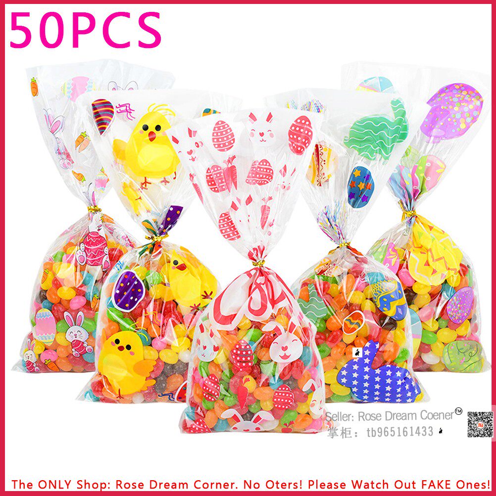 easter gift bags biscuit cookie candy bag baking party decor