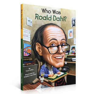 Roald Was 进口英文原版 儿童读物 中小学生读物 漫画名人传记：罗尔德﹒达尔 现货 系列 英语 Who Dahl?