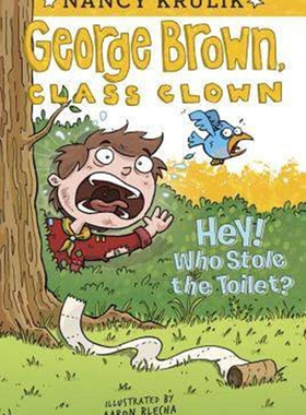 现货 进口英文原版 Hey! Who Stole the Toilet? #8 嘿谁偷了厕所#8 儿童青少年阅读英语 章节书 平装读物