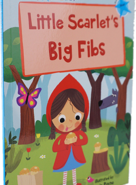 英文原版绘本 Little Scarlet's Big Fibs 小红帽的大谎 儿童英语启蒙认知阅读 故事书