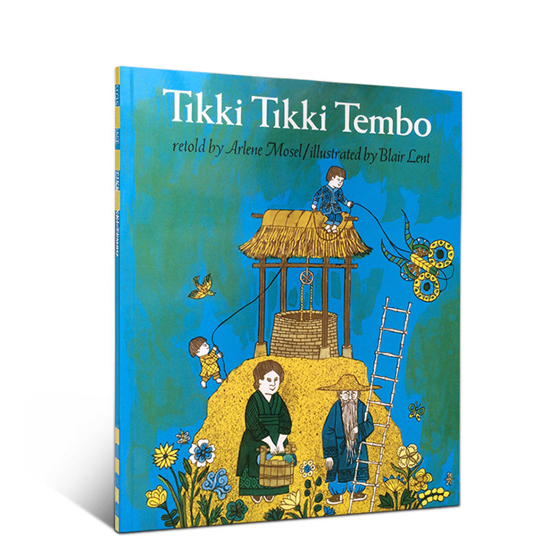 进口英文原版一个很长很长的名字 Tikki Tikki Tembo英语阅读故事书早教绘本-封面