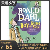 读物 Going Boy 进口英文原版 Roald and 罗尔德达尔系列 青少年课外趣味阅读 Solo Dahl