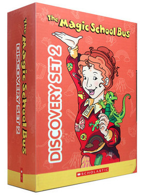 现货 英文原版进口图书 神奇校车 桥梁书版 2 Magic School Bus Discovery Set 2 (with audio CD)3-6周岁儿童作者乔安娜.柯尔