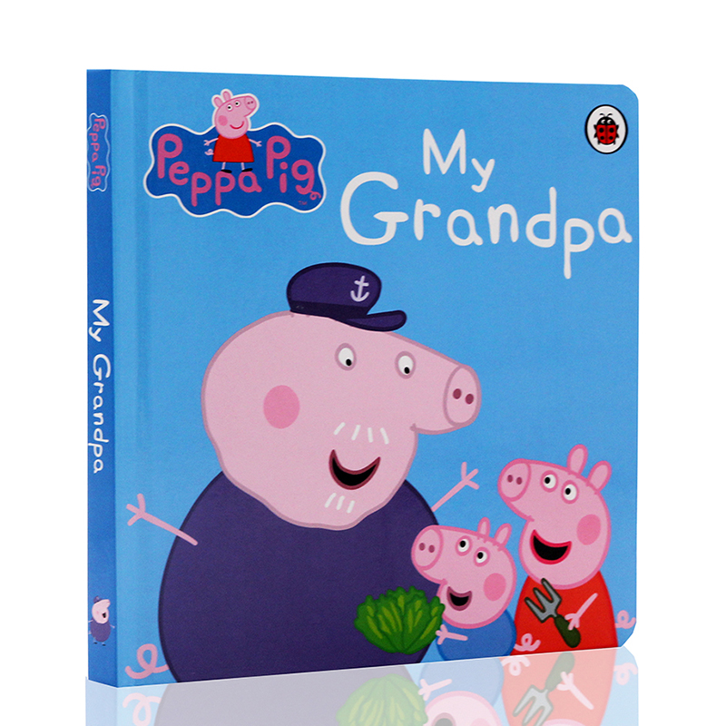 进口英文原版正版佩佩猪 Peppa Pig My Grandpa粉红猪小妹 Ladybird小猪佩琪佩琦佩奇纸板书儿童英语启蒙绘本