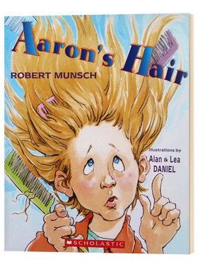 进口英文原版 罗伯特：亚伦的头发 Aaron’s Hair 蒙施爷爷讲故事 Robert Munsch系列 青少年英语课外阅读 儿童睡前幽默故事书