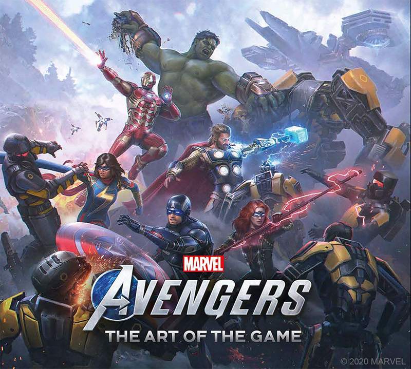 漫威复仇者联盟游戏设定集  Marvel Avengers Art of the Game PS4游戏 史克威尔艾尼克斯 概念艺术设计 英文原版 故事板