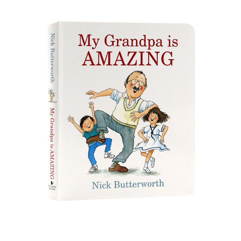 英文原版 My Grandpa Is Amazing 我爷爷很了不起 吴敏兰书单推荐 亲情 成长 家庭关系儿童启蒙纸板书