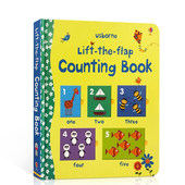 翻翻书 The Usborne Flap 3岁 Lift 纸板书 Book 英文原版 睡前亲子阅读书籍 Counting 幼儿入门启蒙读物 儿童英语早教书机关书
