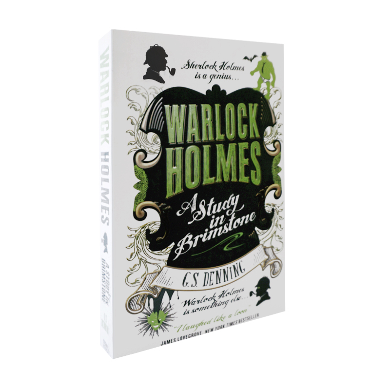 英文原版 Warlock Holmes - A Study in Brimstone 术士福尔摩斯-硫磺石研究 经典推理悬疑小说读物 阅读书籍