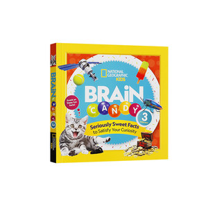 脑轻松3 国家地理系列 进口英文原版 Brain 14岁少儿英语课外阅读科普百科彩色图鉴 儿童认知图画书 Candy
