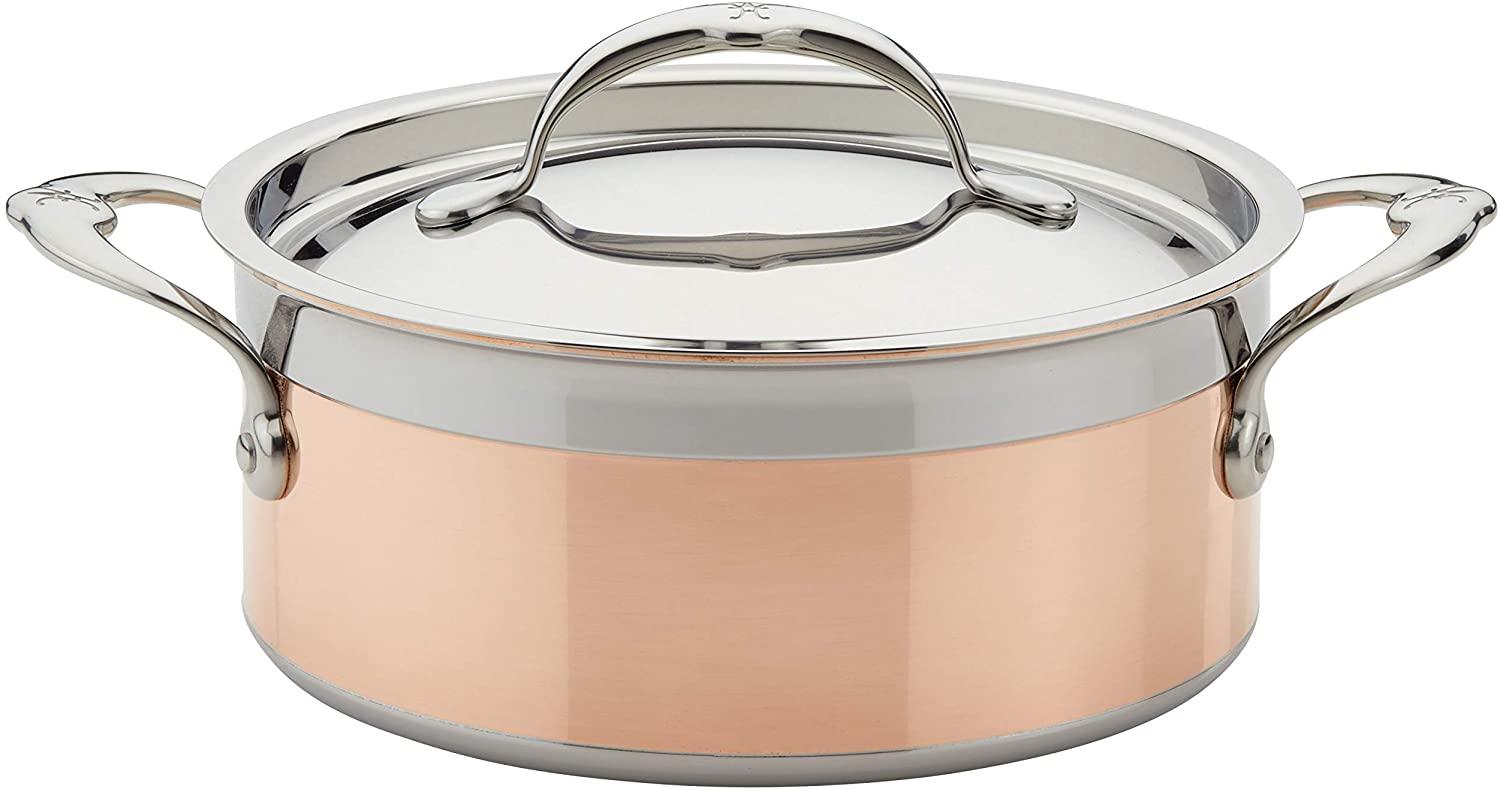 美国代购Hestan CopperBond Soup Pot不锈钢铜芯汤锅意大利制造