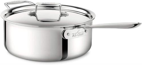 美国代购All-Clad 4206 Deep Saute Pan with Lid 深炒锅煎锅汤锅