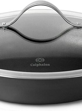 美国代购Calphalon Contemporary硬质氧化铝不粘锅煎锅平底锅