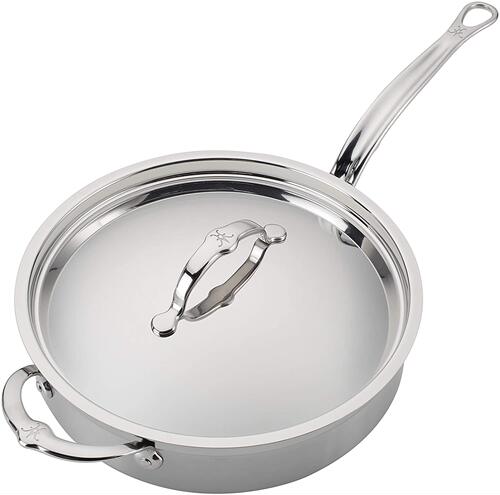 美国代购Hestan ProBond Sauté Pan不锈钢炒锅煎锅意大利制造