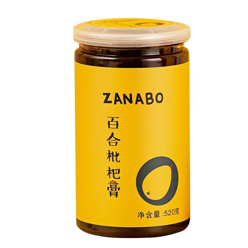 咱阿伯百合枇杷膏 大果肉 加入百合 儿童孕妇可食520g