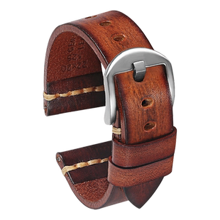 适用华为GT4手表GT3表带watch4pro真皮gt2智能watch3男士gt5运动非凡大师新款荣耀magic2高级gt专用46 48mm