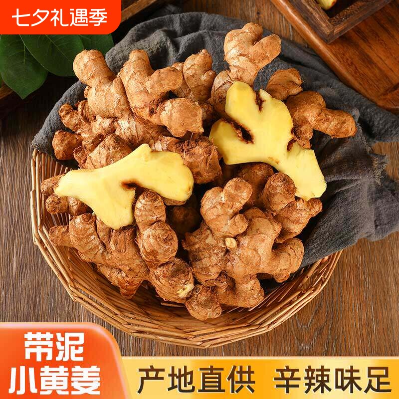 老姜云南小黄姜红河新鲜生姜老姜现挖高山沙姜土姜种子蔬菜9斤