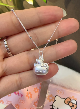 足银999Hellokitty项链纯银