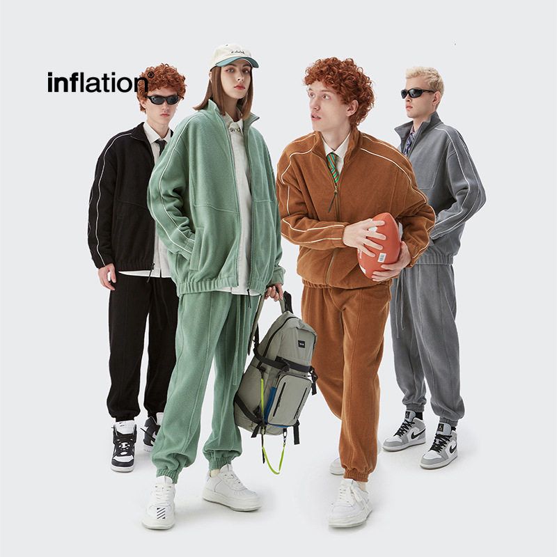 克重边330宽松纯色夹克潮牌街头