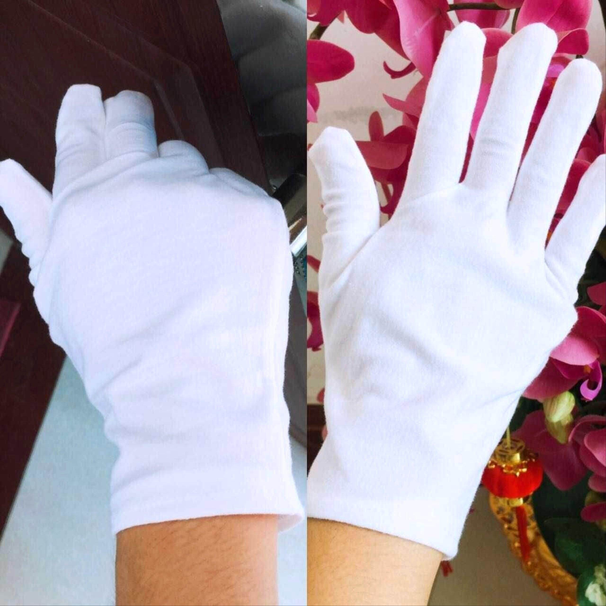 新款跳舞白手套手袜礼仪鉴定工业用品全棉溥款薄款1弹力抛