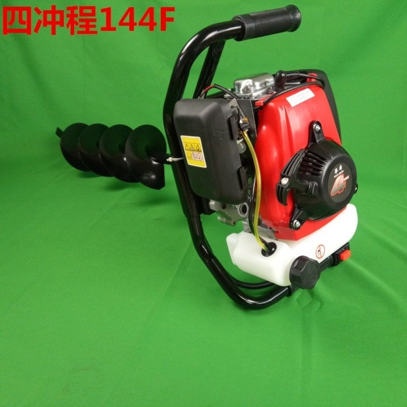 果树施肥土地埋桩汽油大功率手提式钻坑地钻机种植挖穴打孔钻洞机