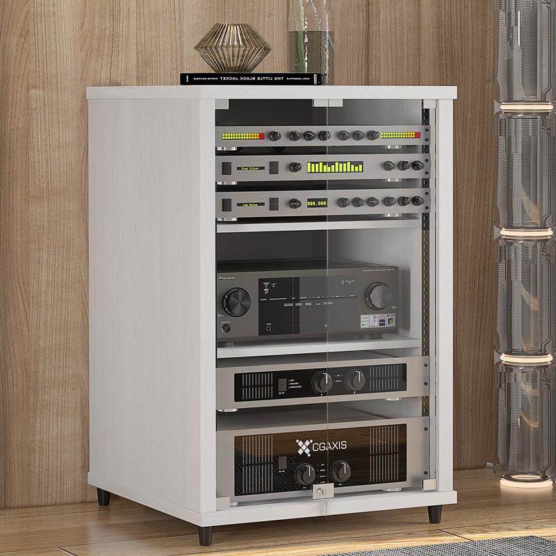 捷盛功放机柜二三四层机架包邮带玻璃门专业音响影院视听设备柜子