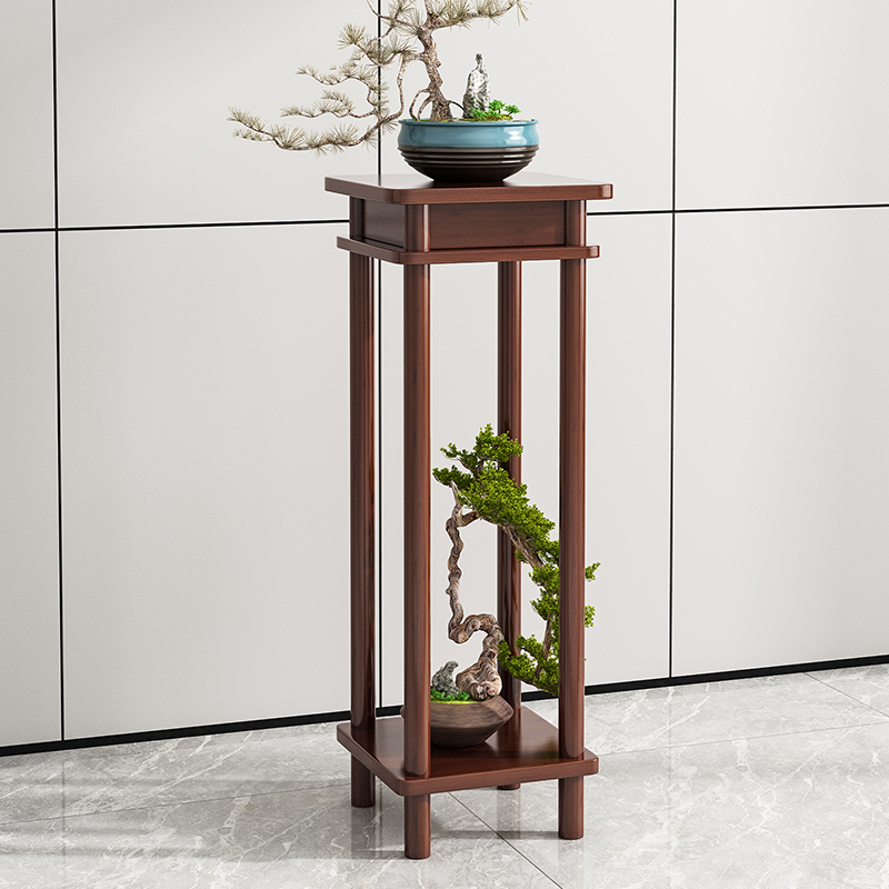 花架实木健康环保楠竹落地