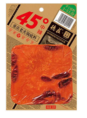 德庄正品牛油老火锅底料整箱批发200g*30袋包邮餐饮商用45度52度