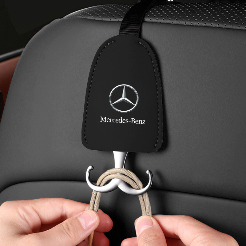适用奔驰GLB/A级V级GLA威霆车载座椅后背挂钩EQB/EQA车内收纳挂勾