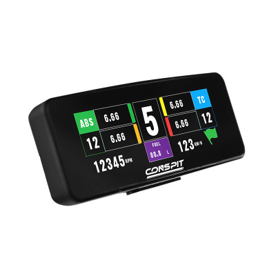 CONSPIT CSD Nano赛车模拟器高清仪表显示屏2.99英寸SIMHUB磁吸