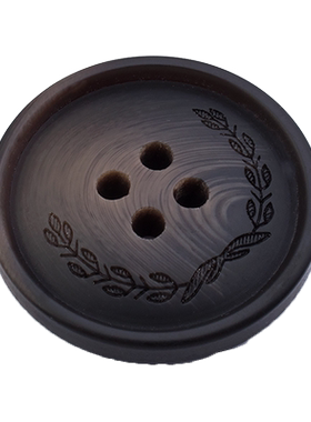圆形大衣风衣百搭扣子树脂纽扣