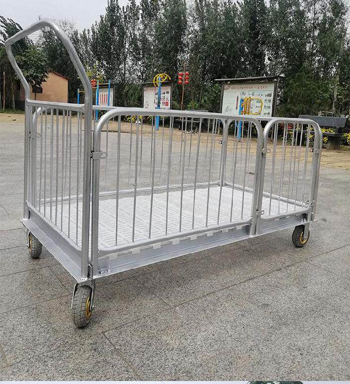 猪客可拆卸称猪笼转运车母猪用笼移动畜禽铁笼子赶猪方形中转车