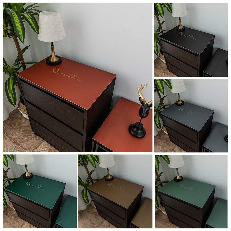 简约无味床头柜桌垫pvc皮革桌布防水防油冰箱盖巾微波炉防尘垫