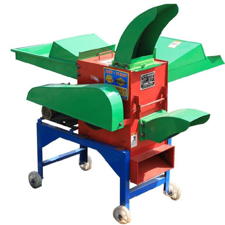 新品新款打包谷的粉碎机秸秆玉米杆打料铡草机碎料揉丝机家用兔小