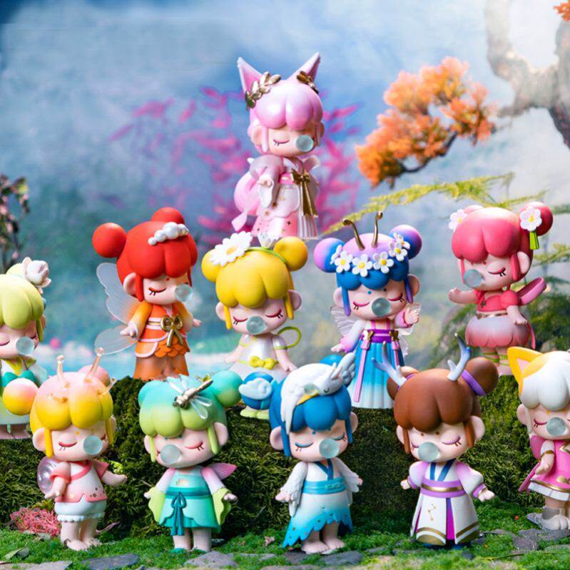 若来林深不知处盲盒整套正版动漫今夕何夕娃娃公仔潮玩狐仙小鹿仙