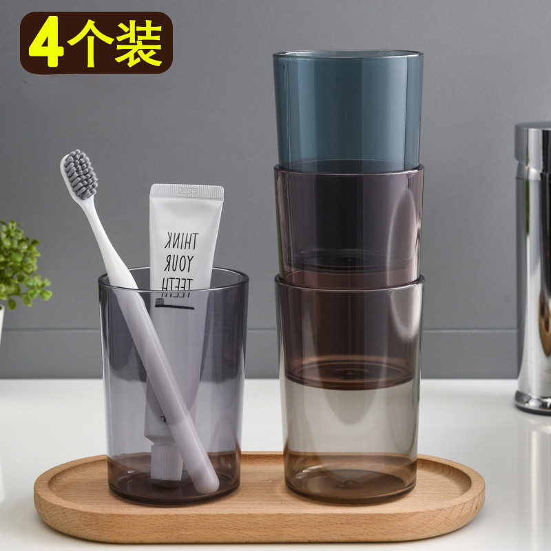 简约洗漱口杯刷牙杯子家庭套装儿童创意牙缸情侣牙刷杯家用塑涛森