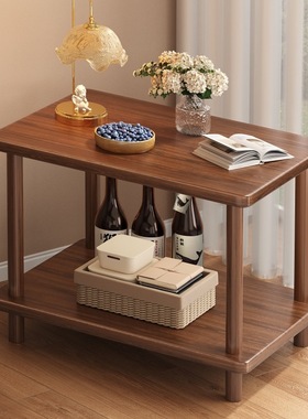 小桌子小茶几长方形客厅沙发边几边桌卧室床边桌床头置物架小方桌